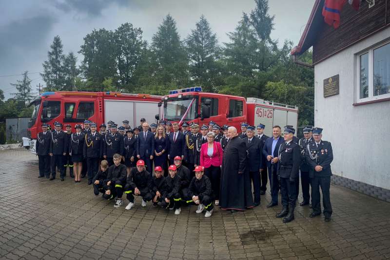 Wsparcie dla strażaków-ochotników z Grabowa w powiecie gołdapskim