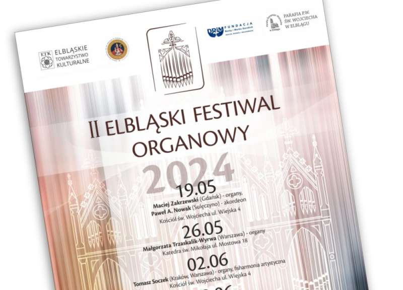 Rozpoczyna się II Elbląski Festiwal Organowy