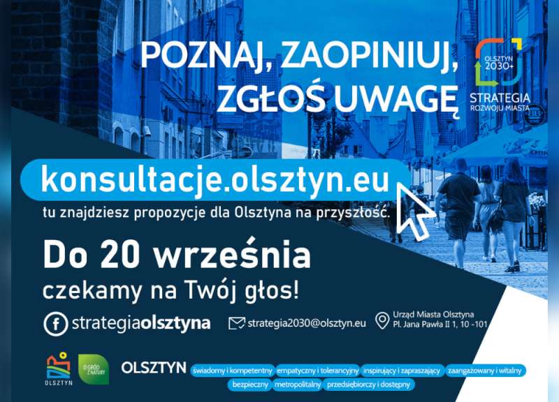 Konsultacje społeczne w Olsztynie
