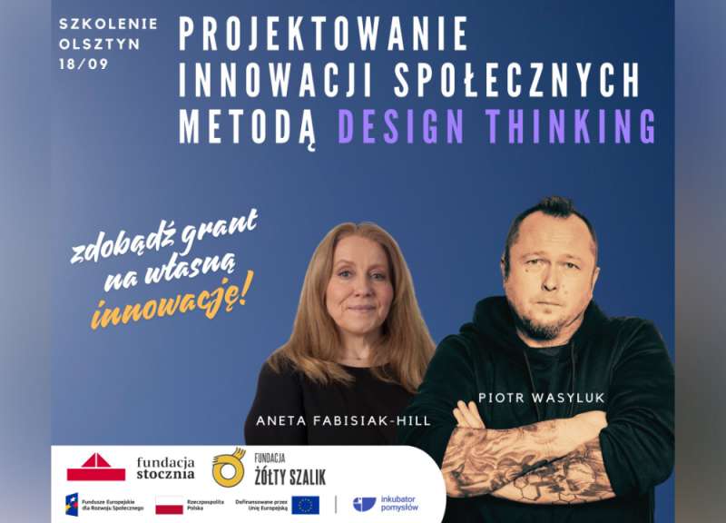 Warsztaty "Projektowanie innowacji społecznych z wykorzystaniem metody design thinking"