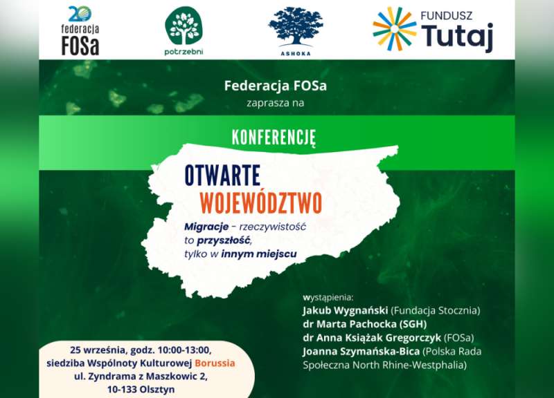 Konferencja "Otwarte województwo" 25.09.2024 w Olsztynie