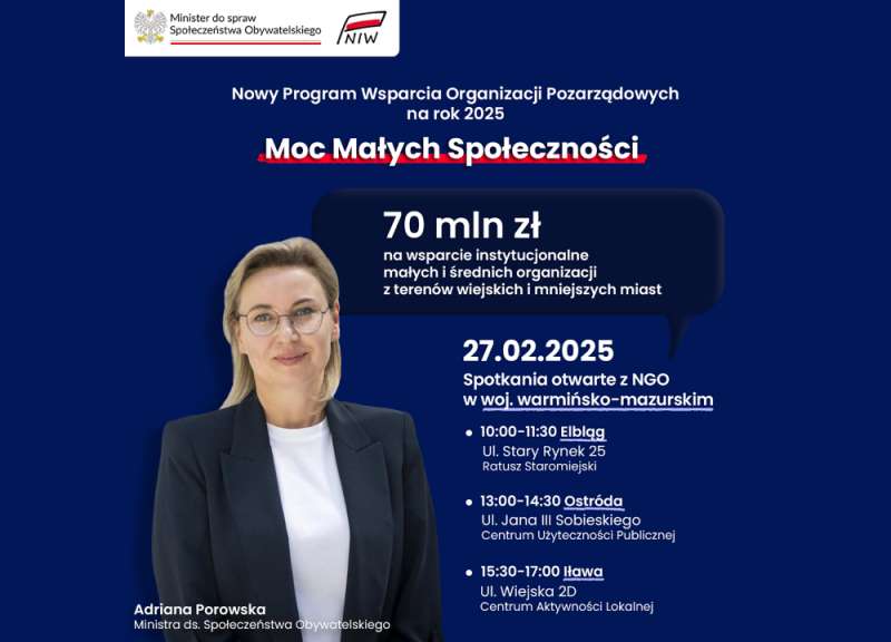 Moc Małych Społeczności - spotkania informacyjne