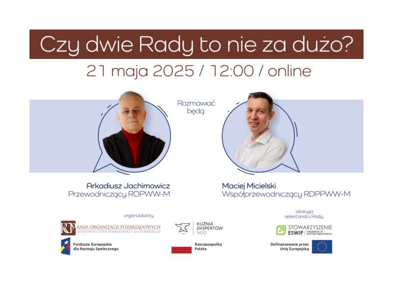 Czy dwie Rady to nie za dużo? Spotkanie online