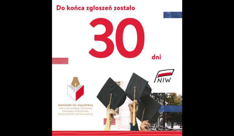 Konkurs NIW na pracę dyplomową o tematyce społeczeństwa obywatelskiego