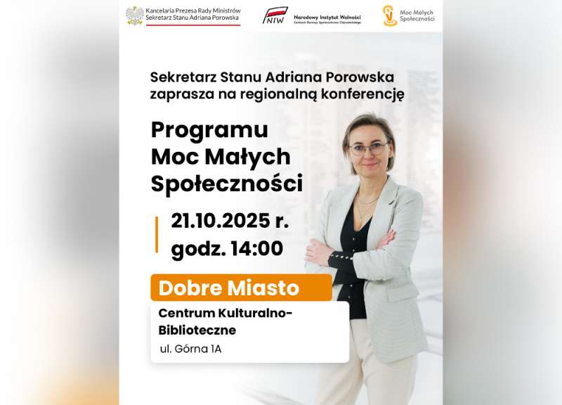 Moc Małych Społeczności - konferencja w Dobrym Mieście