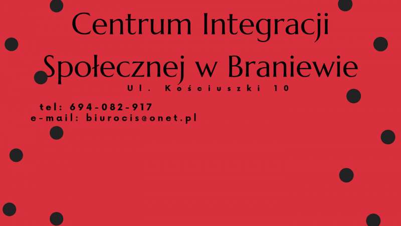 Aktywizacja zawodowa z Centrum Integracji Społecznej w Braniewie